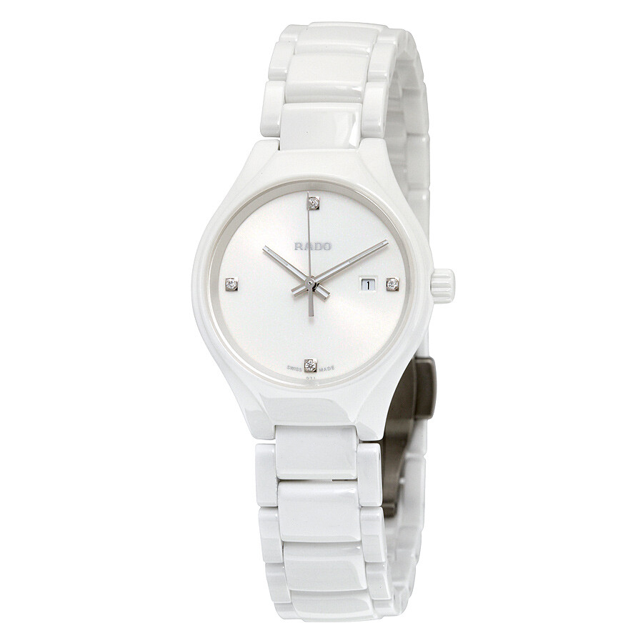 Rado white ceramic ladies watch sale