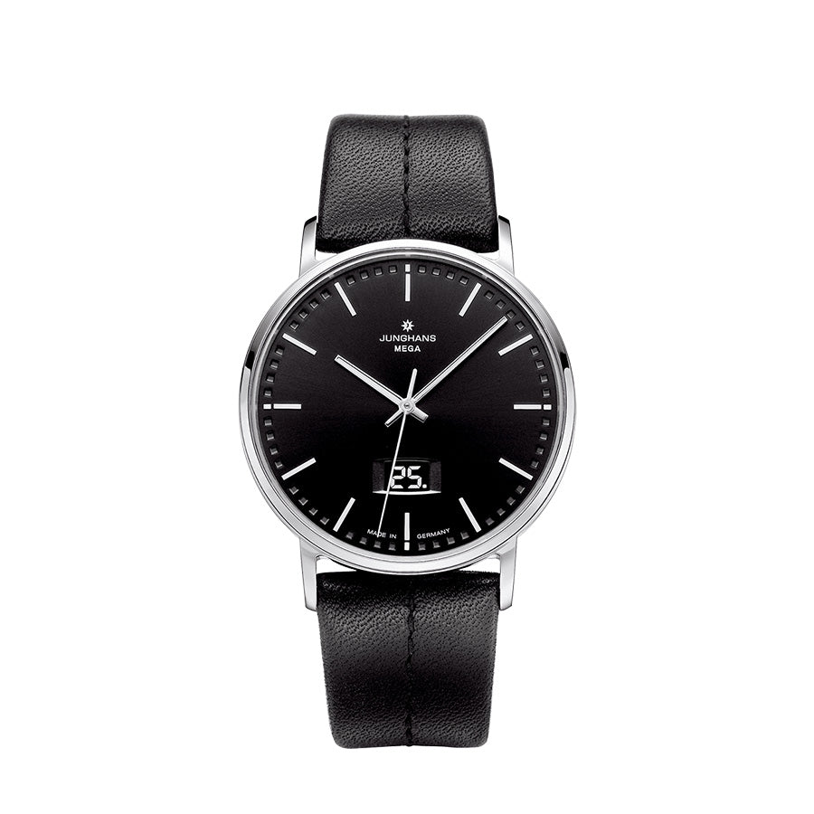 Junghans 030 4940.00 Milano Black No Numerals Watch