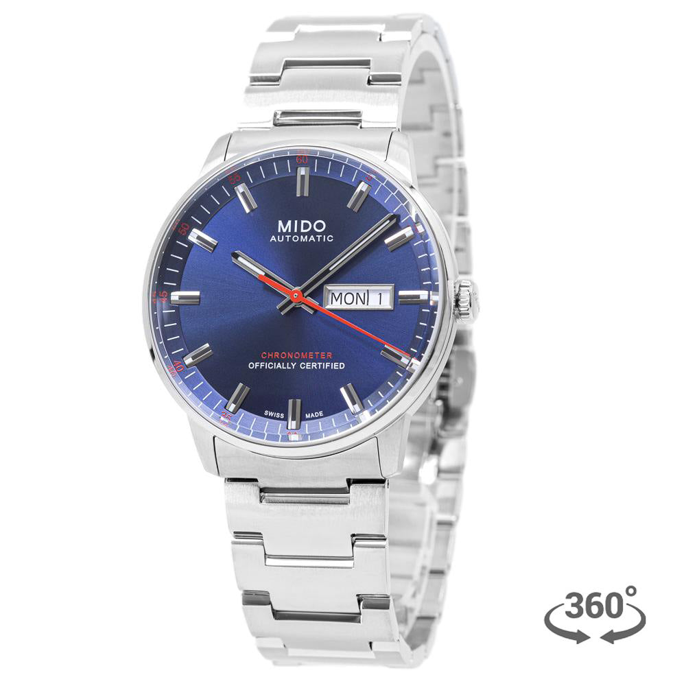 Mido blue sale dial