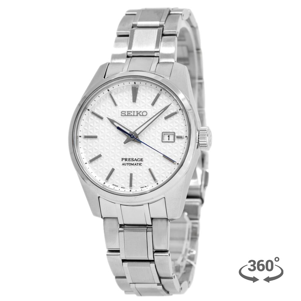 Seiko Men s SPB165J1 Presage White Dial Watch