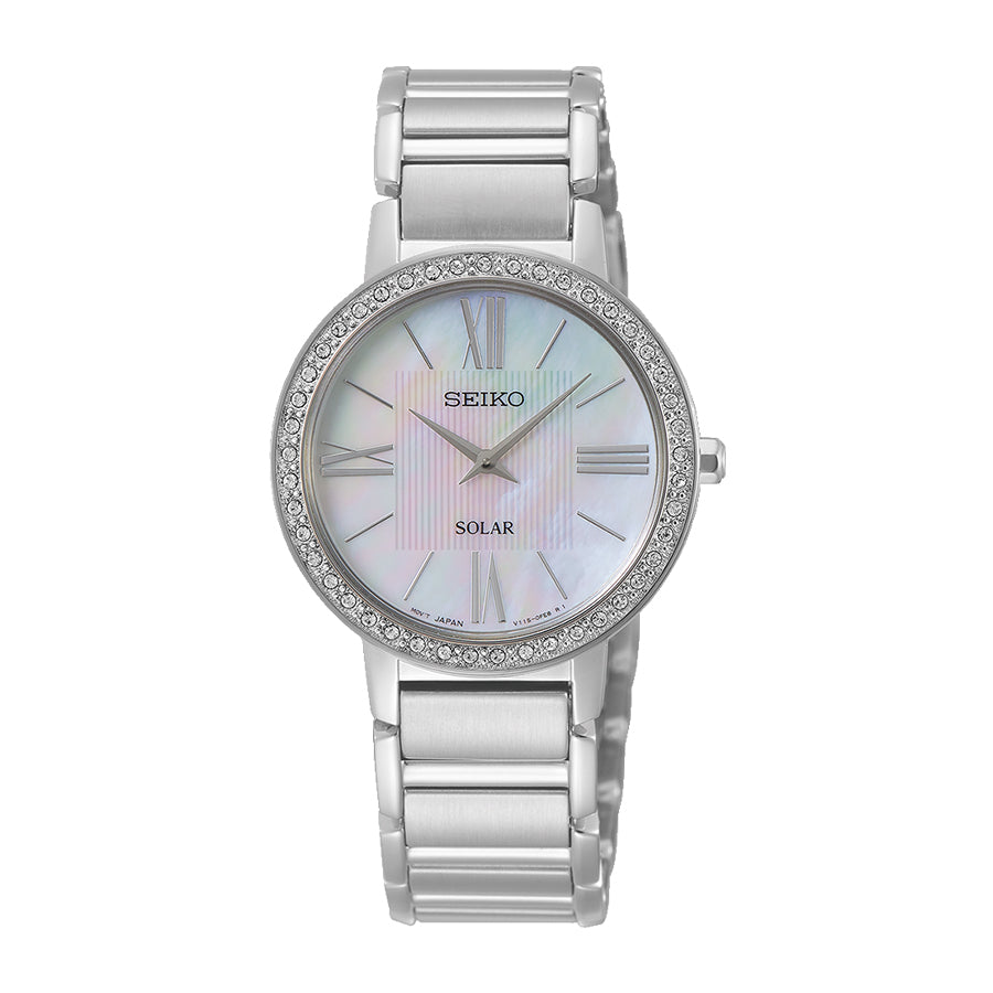 Seiko Ladies SUP431P1 Discover More Diamonds MOP Dial Watch