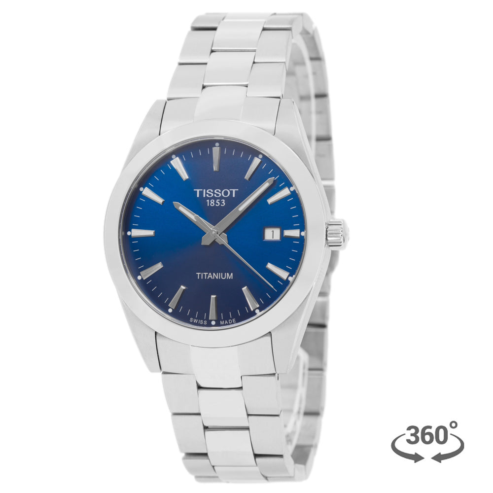 Tissot Men's T127.410.44.041.00 Gentleman Titanium Quartz