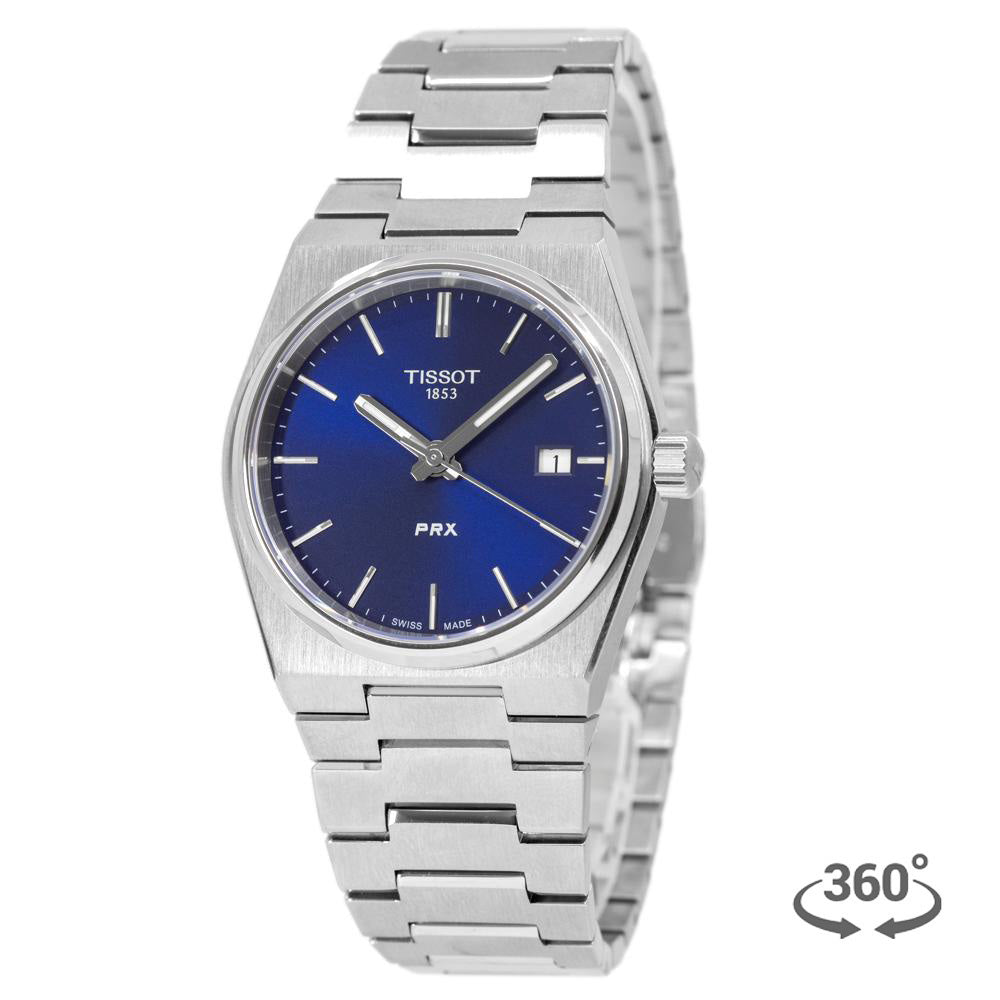 Tissot Ladies T137.210.11.041.00 PRX Blue Dial 35mm Watch