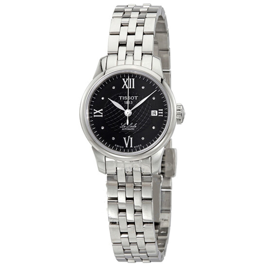 Tissot Ladies T41.1.183.56 Le Locle Black Dial Diamond Watch