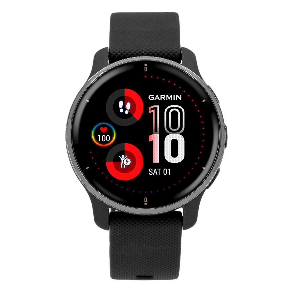 Garmin 010-02496-11 Venu® 2 Plus Black Smartwatch