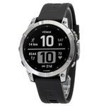 Garmin 010-02540-01 Fenix 7 Silver Graphite Strap Watch