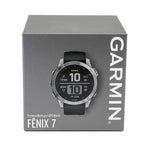 Garmin 010-02540-01 Fenix 7 Silver Graphite Strap Watch