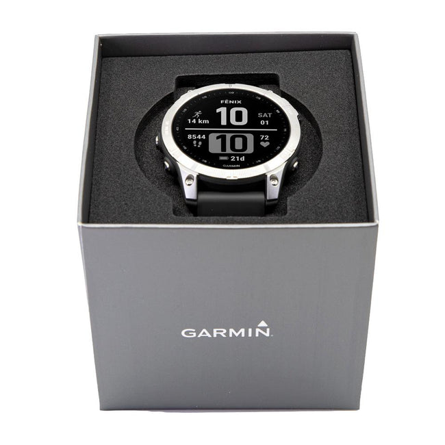 Garmin 010-02540-01 Fenix 7 Silver Graphite Strap Watch