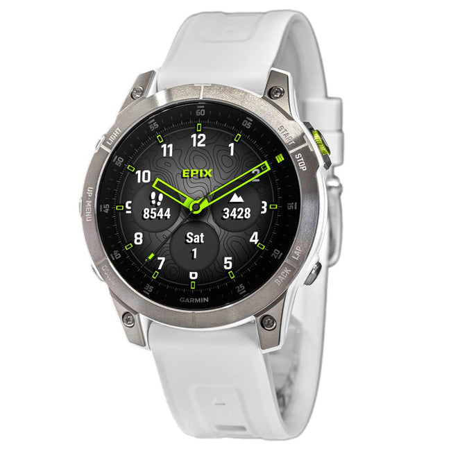 Garmin 010-02582-21 epix™ Sapphire - White Titanium