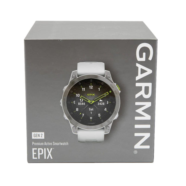 Garmin 010-02582-21 epix™ Sapphire - White Titanium