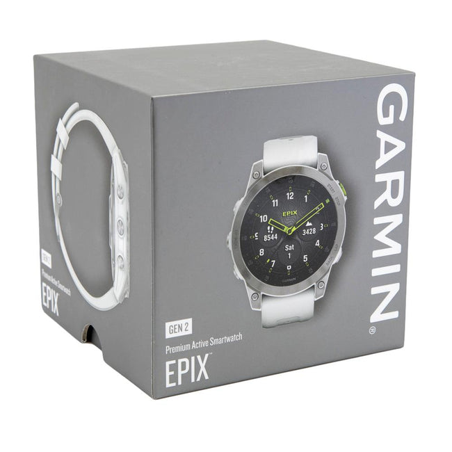 Garmin 010-02582-21 epix™ Sapphire - White Titanium