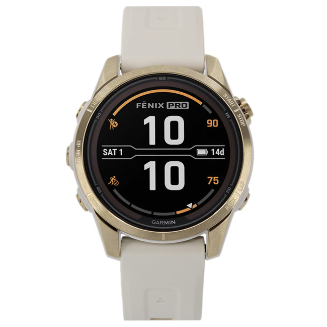 Garmin 010-02776-15 Fenix 7S Pro Sand – Sapphire Solar Ed