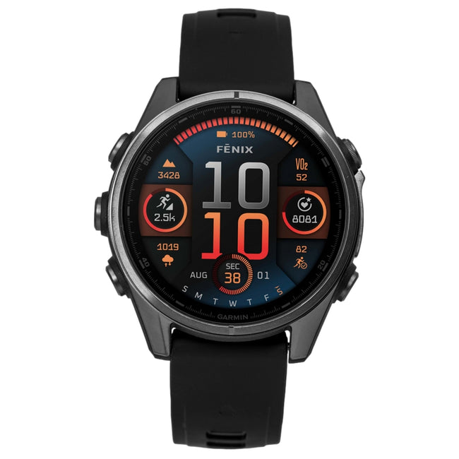 Garmin 010-02903-21 Fenix 8 - 43 AMOLED Black