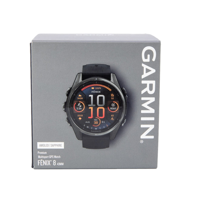 Garmin 010-02903-21 Fenix 8 - 43 AMOLED Black