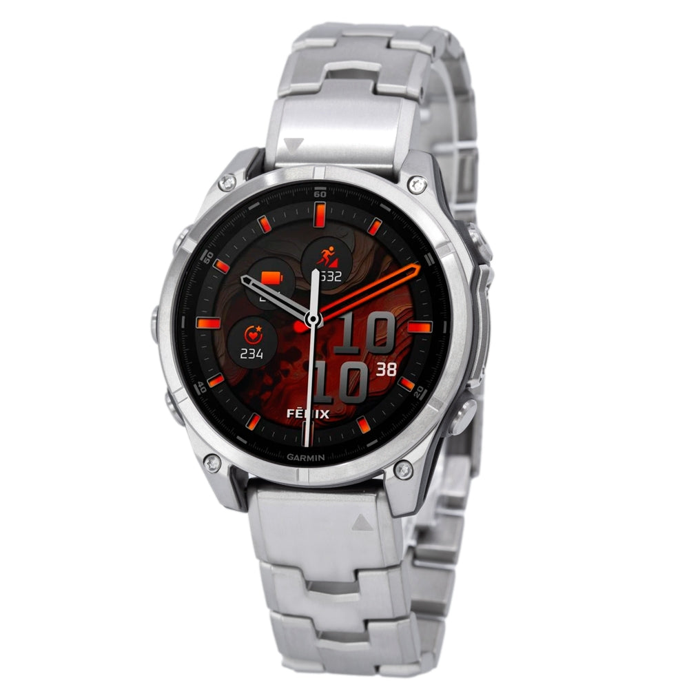 Garmin 010-02904-40 Fenix 8-47mm Amoled Titanium+extra strap