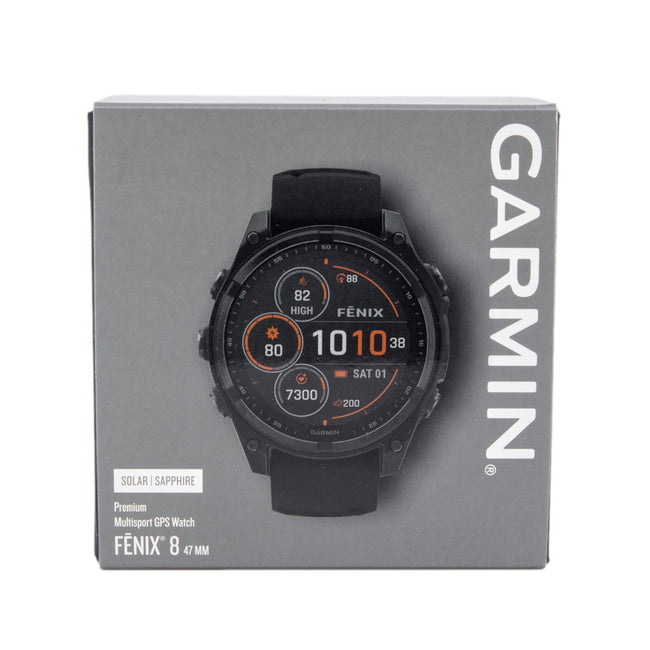 Garmin 010-02906-11 Fenix 8 SOLAR- 47mm Black