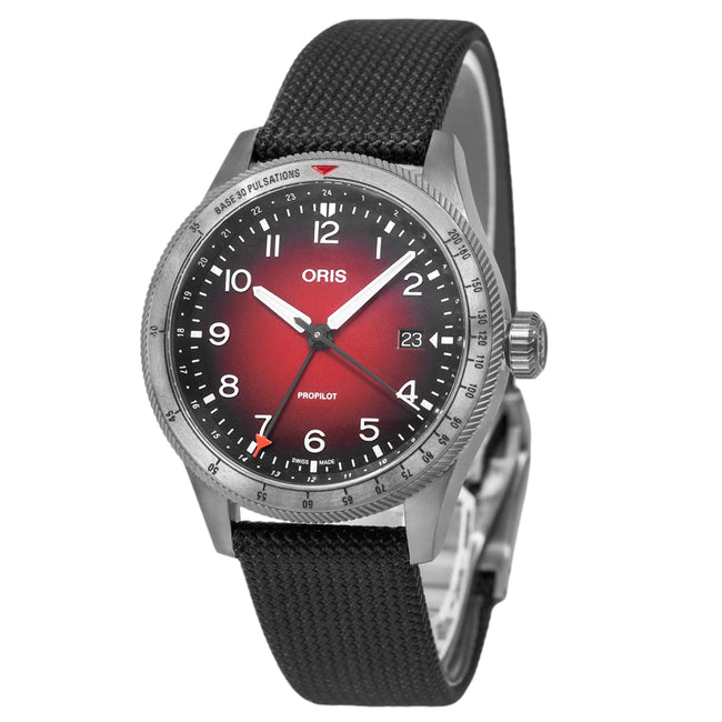 Oris Men's 01 798 7773 4268-07 3 20 14GLC ProPilot GMT