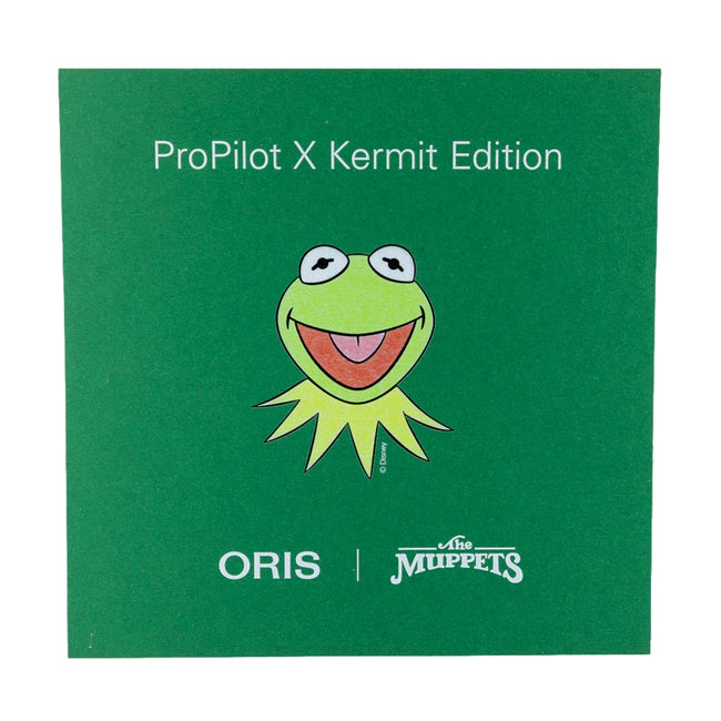 Oris 01 400 7778 7157-Set  ProPilot X Kermit Edition Auto