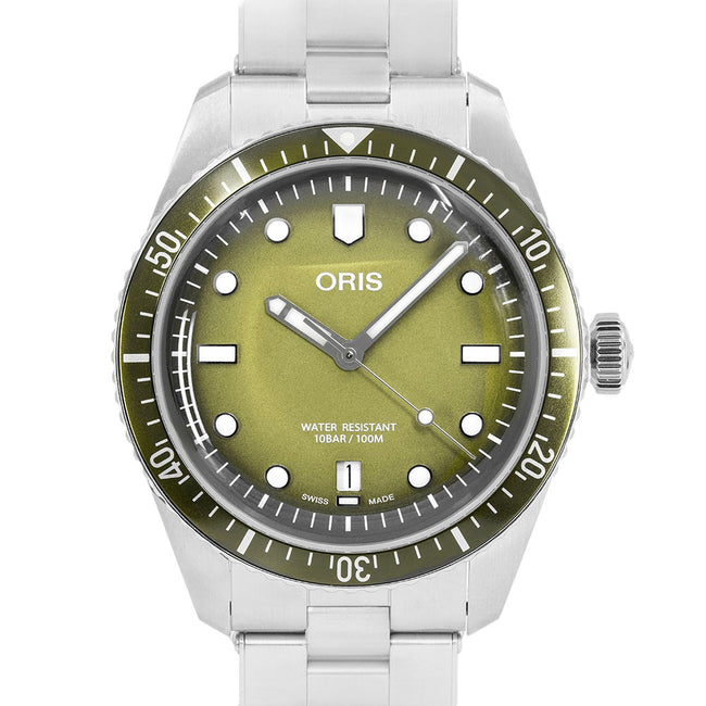 Oris 01 733 7707 4057-07 8 20 18 Divers 65 Green Dial Auto