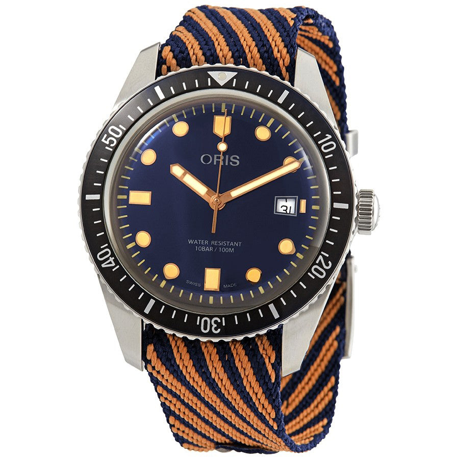 Oris 01 733 7720 4035-07 5 21 13 Divers 65 Blaues Zifferblatt Uhr