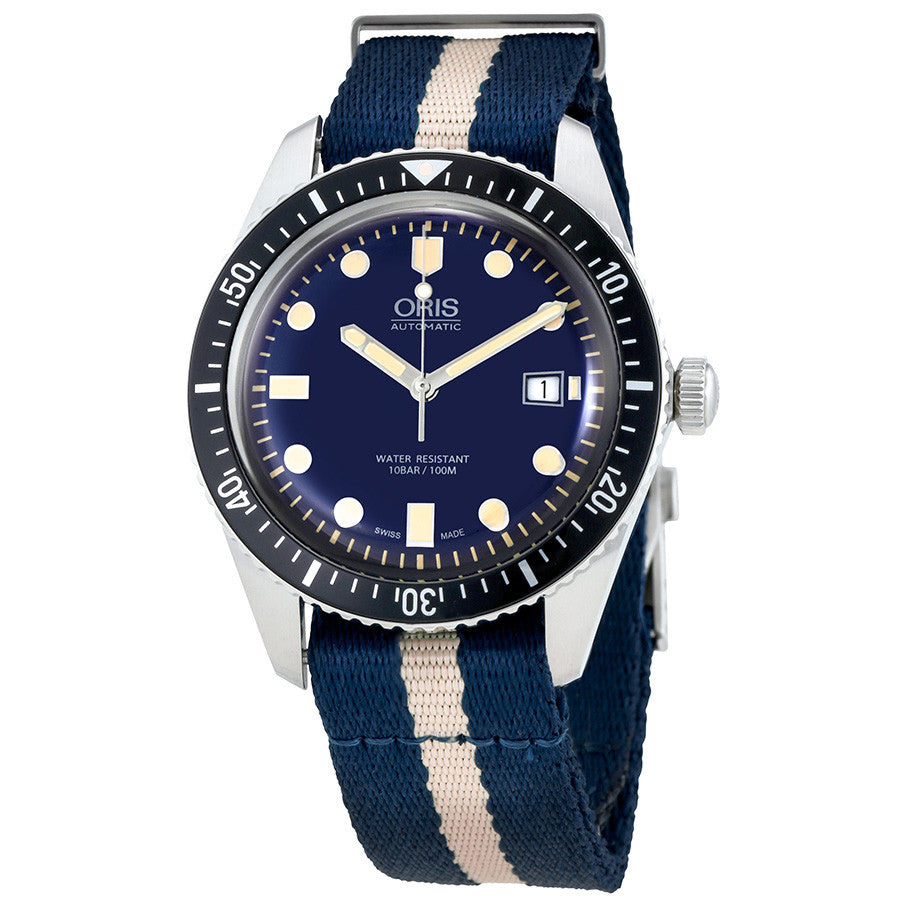 Oris 01 733 7720 4055-07 5 21 29FC Divers 65 Blaues Zifferblatt Uhr