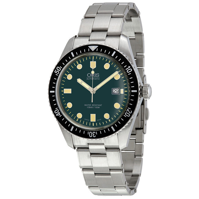 Oris 01733 7720 4057-07 8 21 18 Divers 65 Green Dial Watch