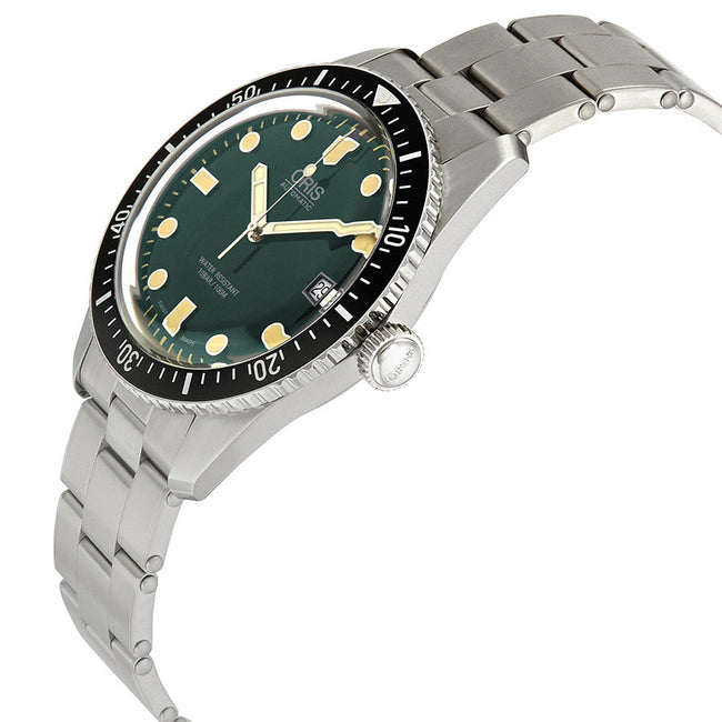 Oris 01733 7720 4057-07 8 21 18 Divers 65 Green Dial Watch