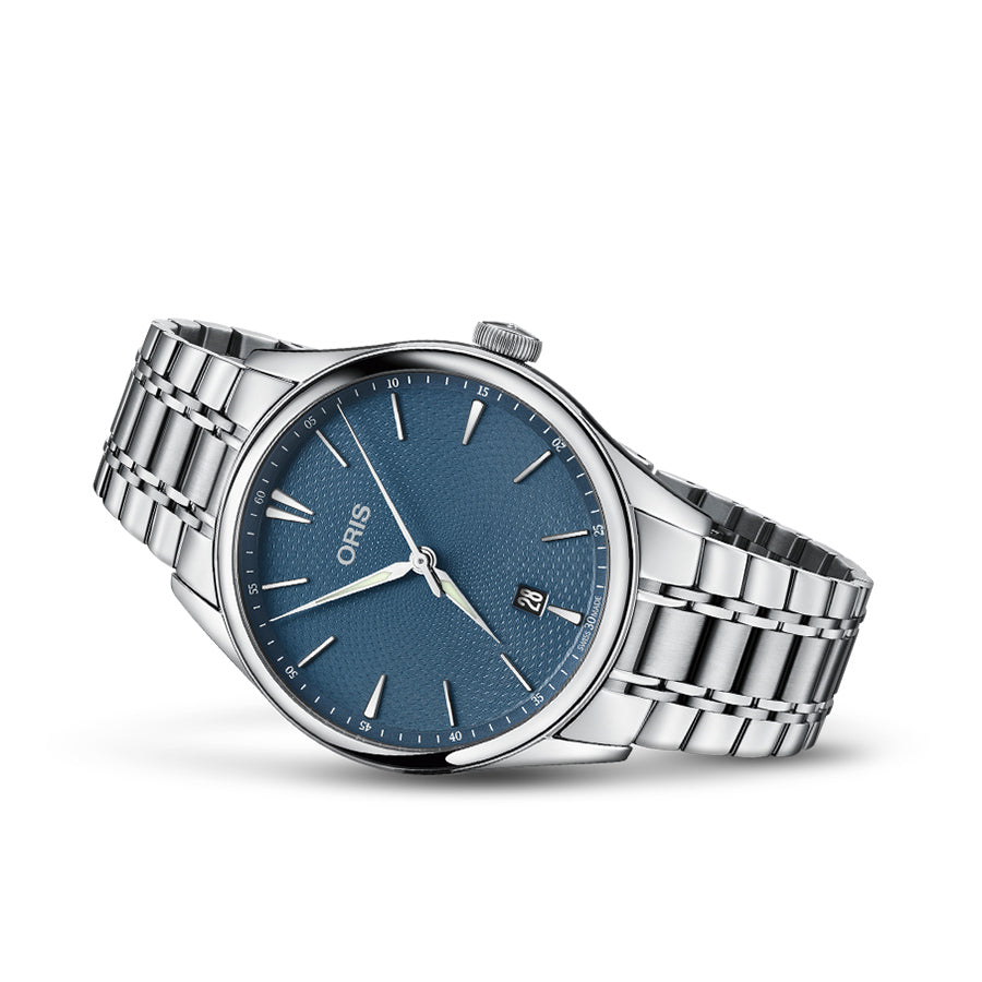 Oris 01 733 7721 4055-07 8 21 88 Artelier Blue Dial Watch