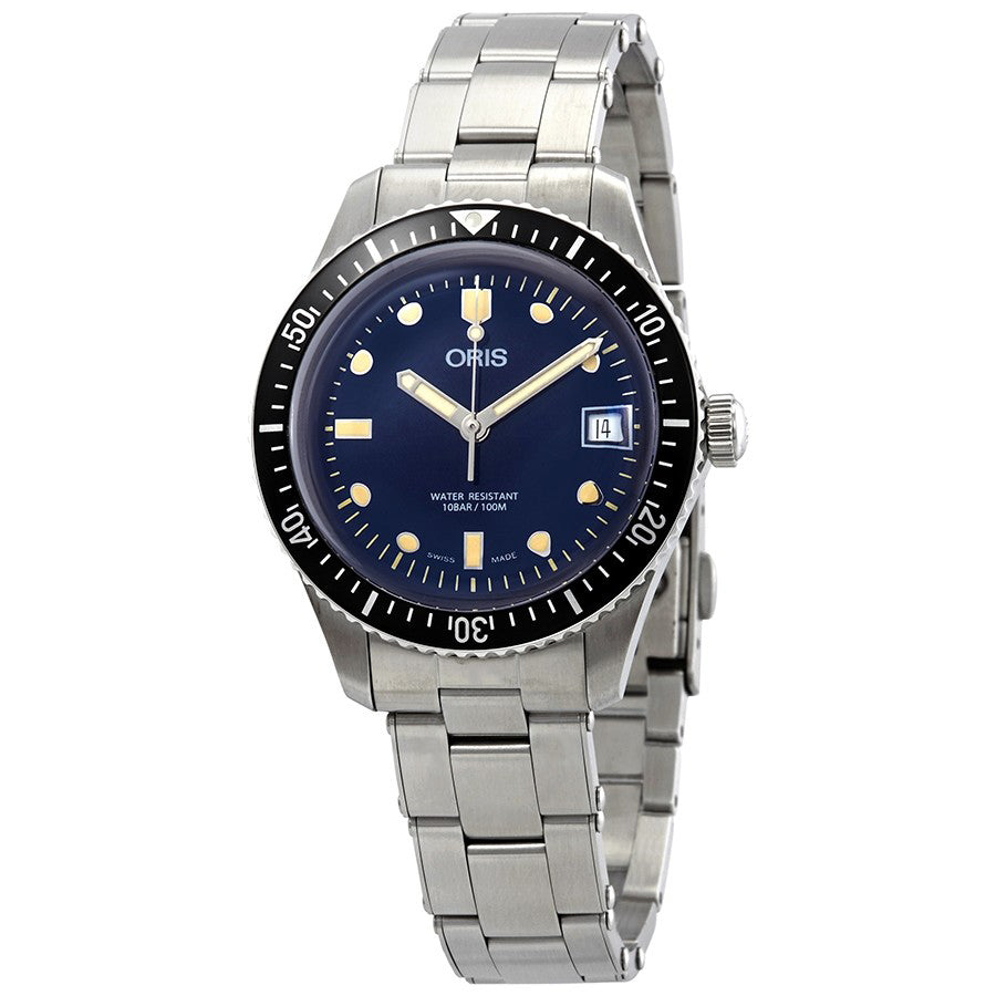 Oris 01 733 7747 4055-07 8 17 18 Divers 65 Blaues Zifferblatt Uhr