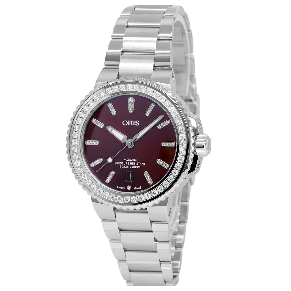 Oris 01 733 7766 4998-07 8 22 05PEB Aquis Diamonds Automatic