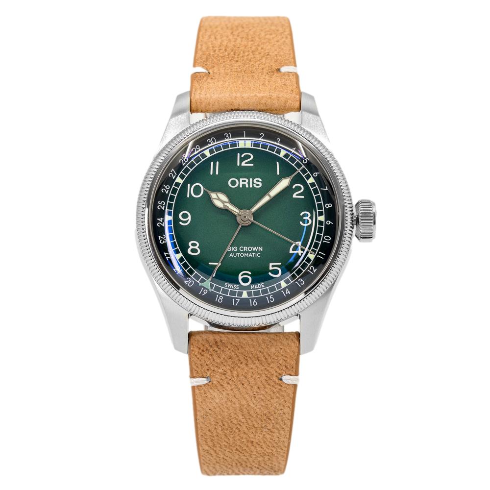 Oris 01 754 7779 4067-Set X Cervo Volante Green Dial Watch