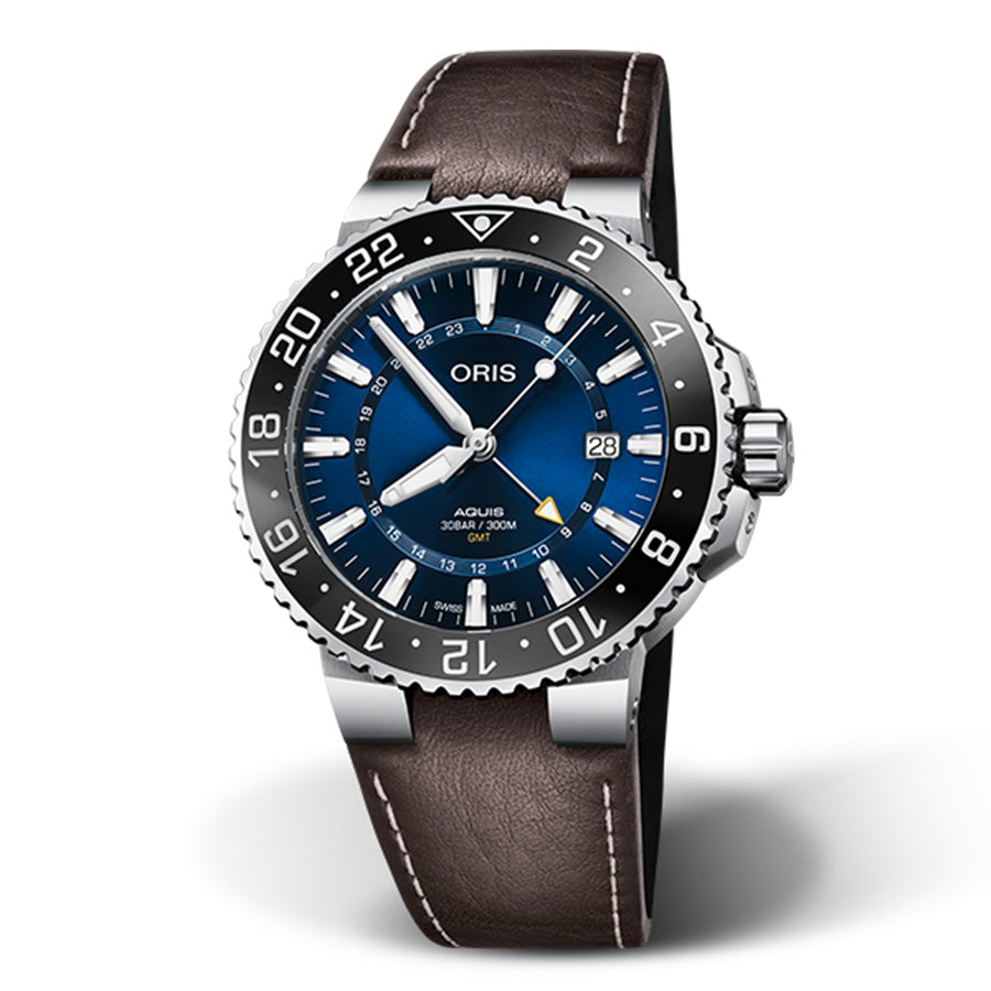 Oris 01 798 7754 4135-07 5 24 10EB Aquis GTM Datum Uhr