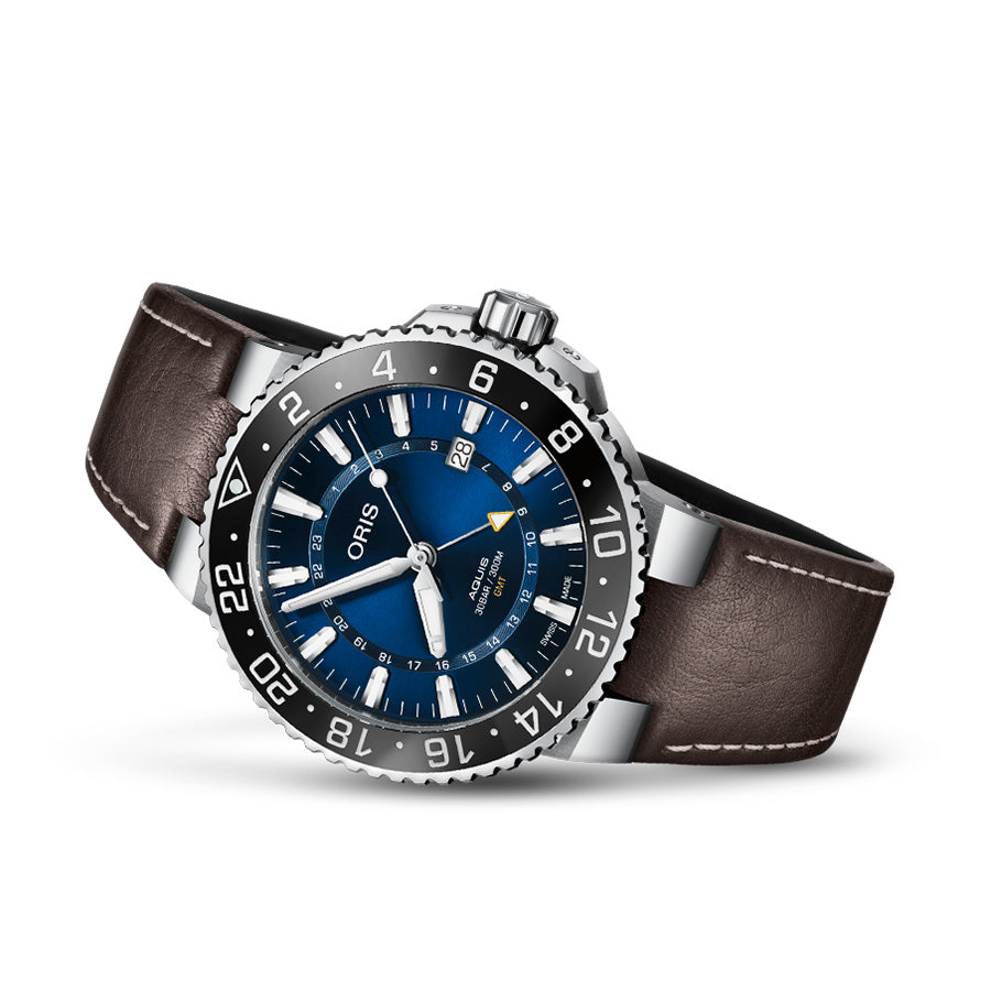 Oris 01 798 7754 4135-07 5 24 10EB Aquis GTM Datum Uhr