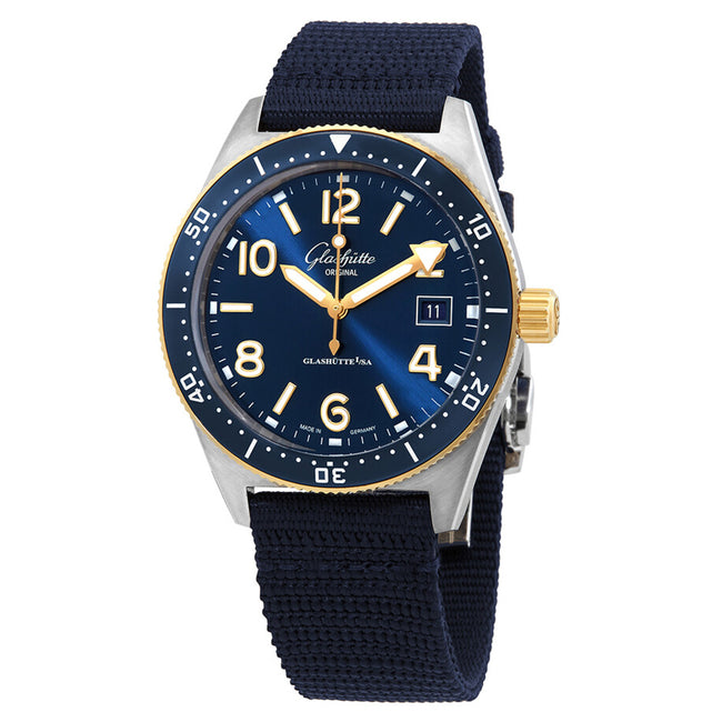 Glashütte Original 1-39-11-10-90-34 SeaQ Blue Dial Automatic