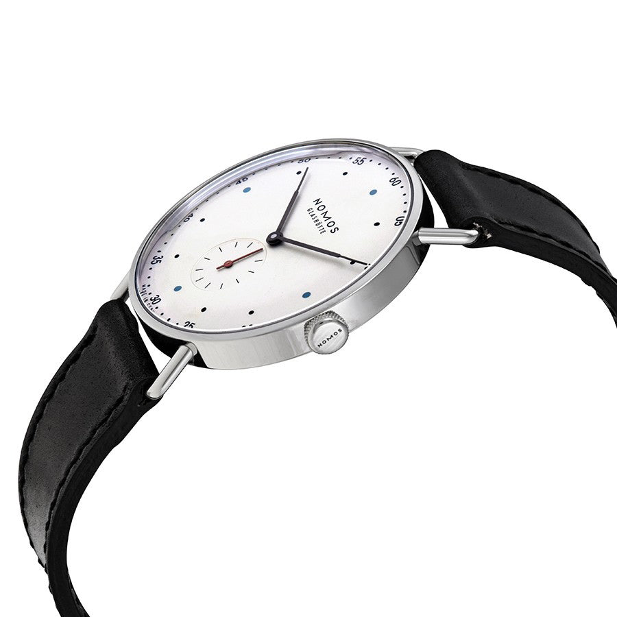 Nomos Glashutte 1108 Metro White Dial Watch