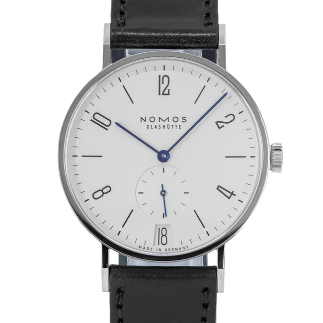 130-Nomos Glashutte Men's 130 Tangente Datum White Dial 