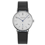 130-Nomos Glashutte Men's 130 Tangente Datum White Dial 