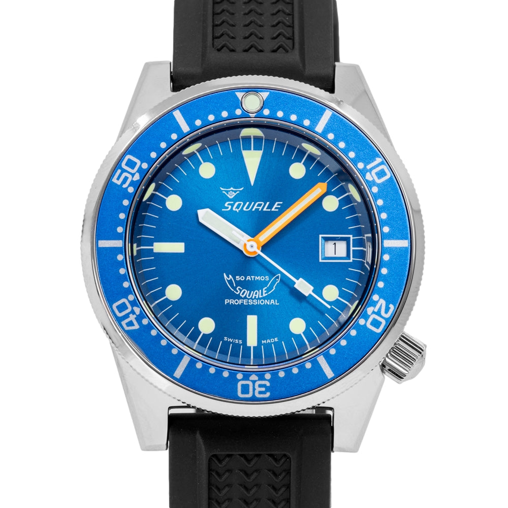 Squale Men's 1521.OCN.VO 1521 Ocean Blue Dial 50 ATM Auto