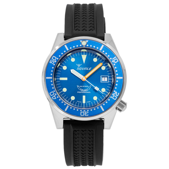 Squale Men's 1521.OCN.VO 1521 Ocean Blue Dial 50 ATM Auto