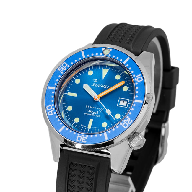 Squale Men's 1521.OCN.VO 1521 Ocean Blue Dial 50 ATM Auto