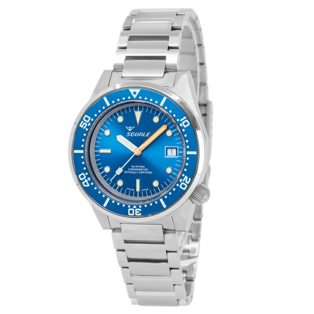 Squale Men's 1521COSOCN.SQ20B 1521 Ocean Blue Dial COSC Auto