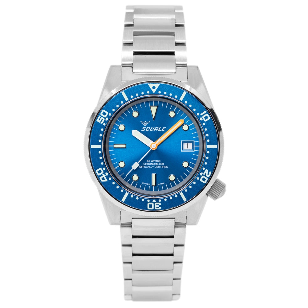 Squale Men's 1521COSOCN.SQ20B 1521 Ocean Blue Dial COSC Auto