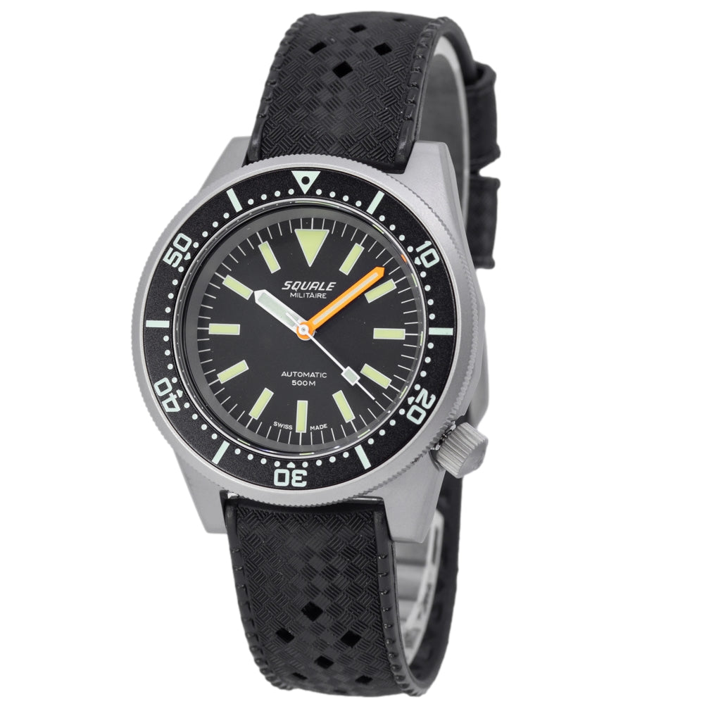 Squale Men's 1521MILBL.HT 1521 Militaire Blasted 50 ATM Auto