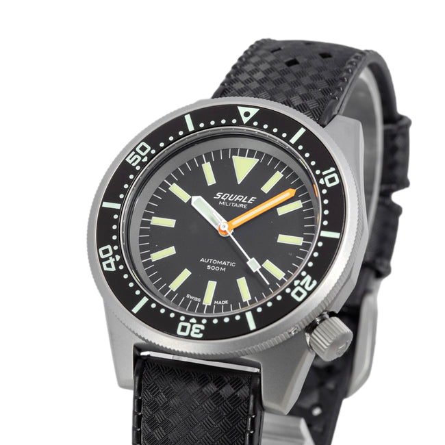 Squale Men's 1521MILBL.HT 1521 Militaire Blasted 50 ATM Auto