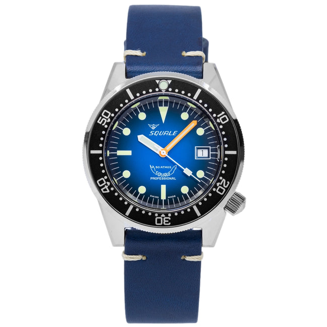 Squale Men's 1521PROFD.PB 1521 Blue Dial 50 ATM Automatic