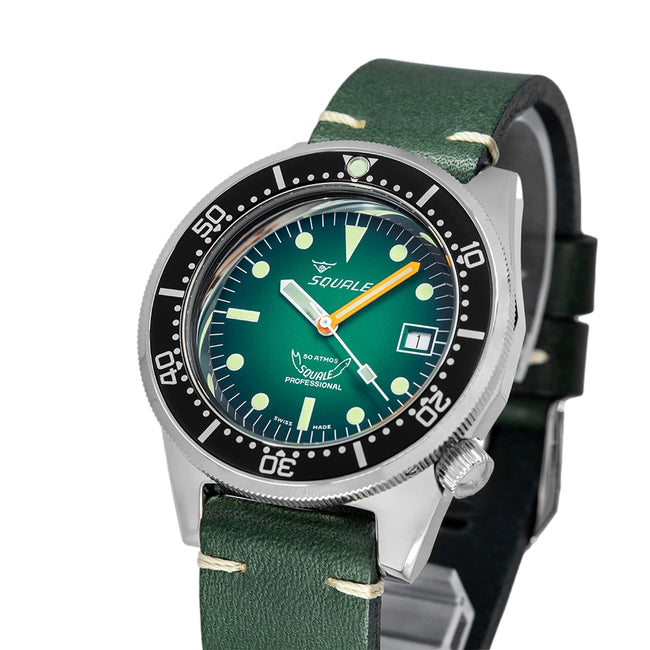 Squale Men's 1521PROFGR.PVE 1521 Green Ray 50 ATM Automatic