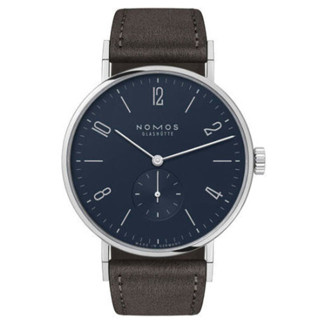 Nomos Glashütte 167 Tangente 38 Mitternachtsblau Uhr