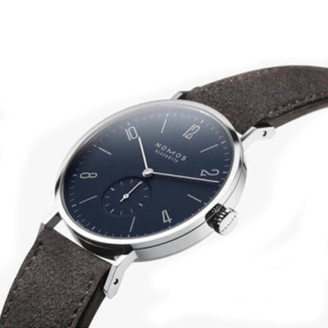 Nomos Glashütte 167 Tangente 38 Mitternachtsblau Uhr