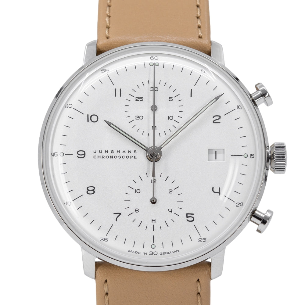 Junghans Men's 27/4502.02 Max Bill Chronoscope Automatic