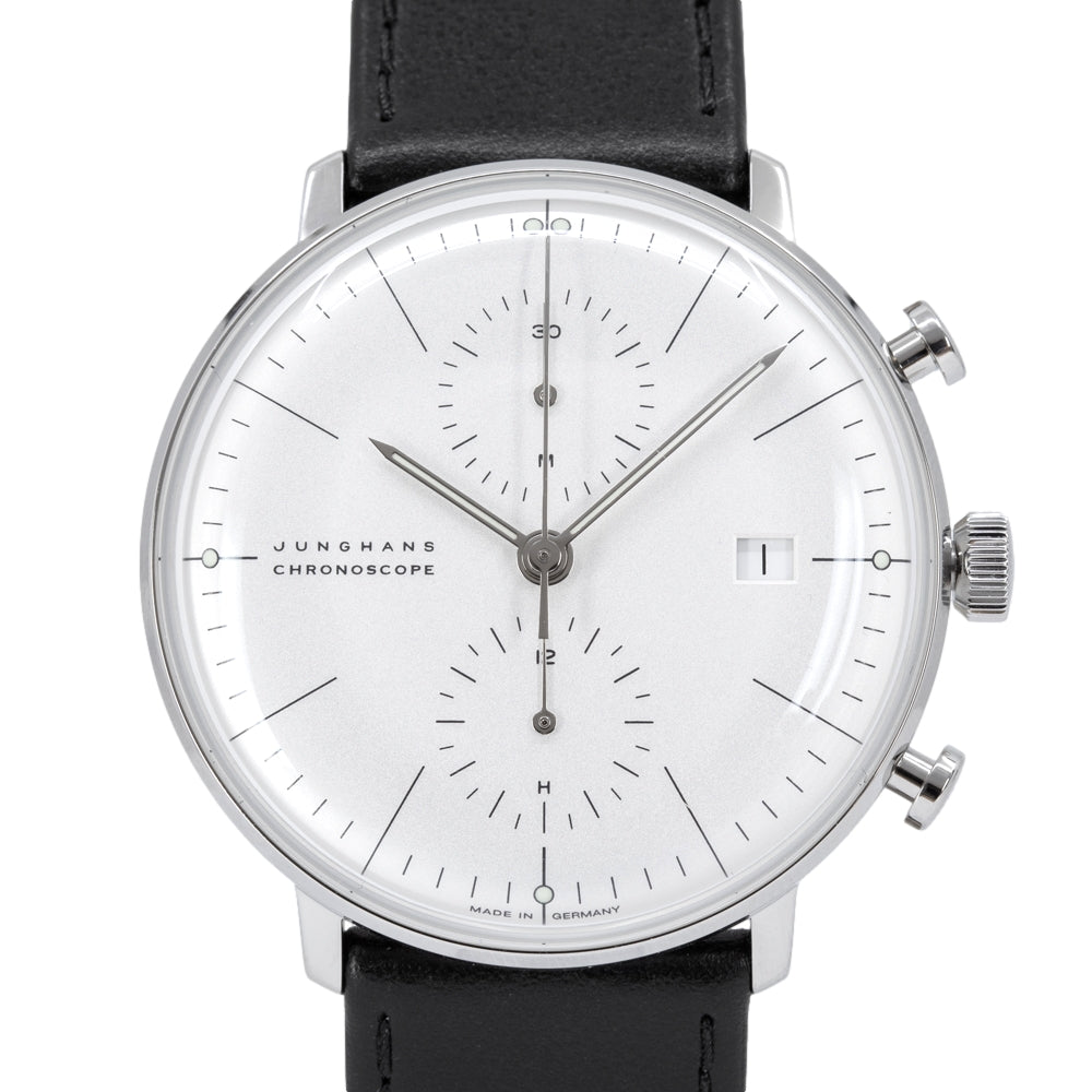 Junghans Men's 27/4600.02 MaxBill Chronoscope Sapphire Auto